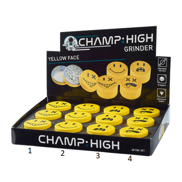 Champ Grinder yellow face